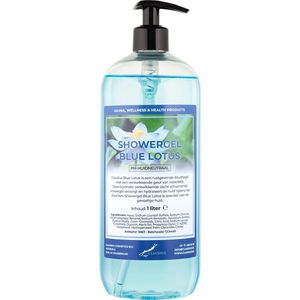 Claudius Douchegel Blue Lotus 1 liter - met gratis pomp - Showergel