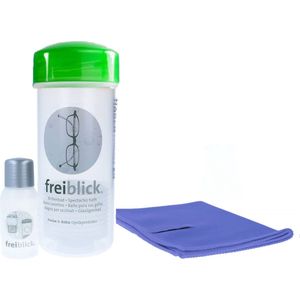 Brillenbad Schudbad Luxe Set – Met Reiniger 50 ml en Microvezeldoek - Cadeau