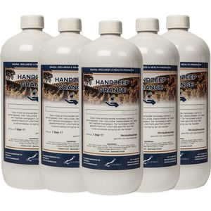 Handzeep Orange 500 ml - set van 5 stuks - Voordeelverpakking