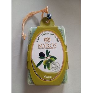 Natuurlijke plantaardige pure olijfolie zeep en shampoo bar 100 g