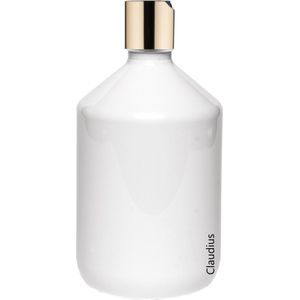 Lege Plastic Fles Apothekersfles 500 ml PET - Wit - met gouden klepdop - set van 10 stuks - navulbaar - leeg