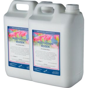 Bodylotion Rozen 5 Liter - set van 2 stuks - navulling - Voordeelverpakking