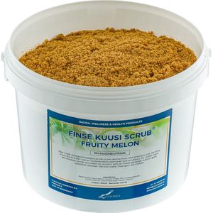 Kuusi Scrub Fruity Melon 1 liter - Hydraterende Lichaamsscrub