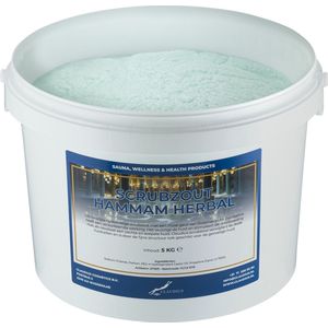 Scrubzout Hammam Herbal - 5 KG - Hydraterende Lichaamsscrub