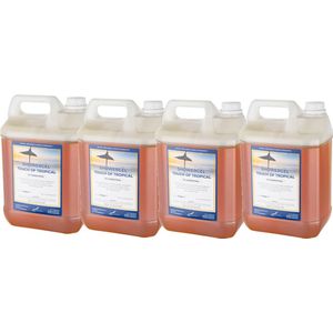 Douchegel Touch of Tropical 5 liter - set van 4 stuks - Showergel - Navulling