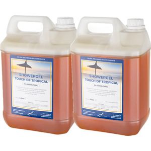 Douchegel Touch of Tropical 5 liter - set van 2 stuks - Showergel - Navulling