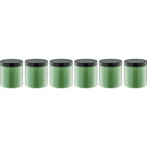 Badkaviaar Eucalyptus - 200 gram - Pot met zwarte deksel - set van 6 stuks - bad parels voor in bad
