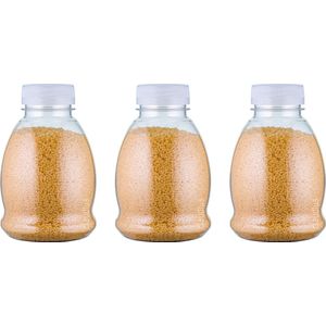 Badkaviaar Zen Moment - 225 gram - Fles met transparante dop - set van 3 stuks - bad parels voor in bad
