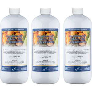 Douchegel Green Tea & Mandarin 1 liter - set van 3 stuks - Showergel