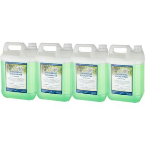 Douchegel Eucalyptus 5 liter - set van 4 stuks - Showergel - Navulling