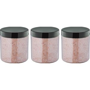 Claudius Himalayazout 300 gram - fijne korrels (0,4 - 0,9 mm) - 100% natuurlijk - Pot met zwarte deksel - per 3 stuks