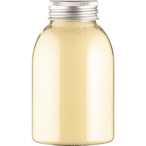 Scrubzout Vanille - 300 gram - fles met aluminium dop - Hydraterende Lichaamsscrub - set van 5 stuks