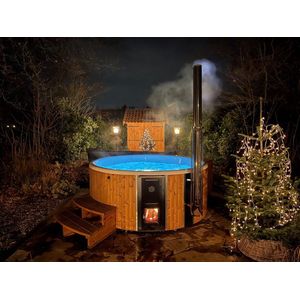 Ticra Outdoor - Hottub Skargards Rojal Dualburn - Ø 190 - Geïntegreerde houtkachel