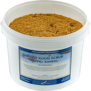 Kuusi Scrub Appel-Kaneel 1 liter - Hydraterende Lichaamsscrub