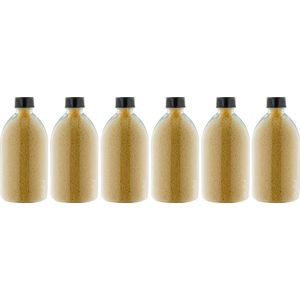 Badkaviaar Zen Moment - 400 gram - Fles met zwarte dop - set van 6 stuks - bad parels voor in bad