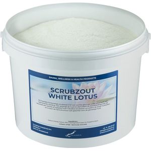 Scrubzout White Lotus - 10 KG - Hydraterende Lichaamsscrub