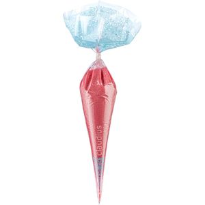 Scrubzout Fruity Melon - 500 gram in puntzak blauw - set van 6 stuks - Hydraterende Lichaamsscrub