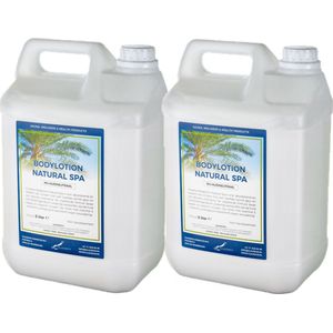 Bodylotion Natural Spa 5 Liter - set van 2 stuks - navulling - Voordeelverpakking