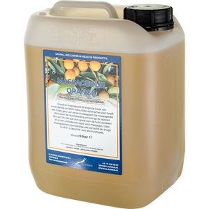 Massageolie Orange 5 liter - 100% natuurlijk - biologisch en koud geperst