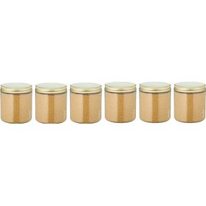 Badkaviaar Zen Moment - 200 gram - Pot met gouden deksel - set van 6 stuks - bad parels voor in bad