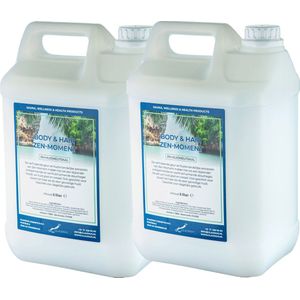Body & Hair Zen Moment 5 Liter - set van 2 stuks - navulling - voordeelverpakking - 2 in 1 voor lichaam en haar.