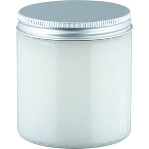 Luxe Verzorgende Bodyscrub-Gel Berken - 400 gram - Pot met aluminium deksel - set van 6 stuks - Hydraterende Lichaamsscrub