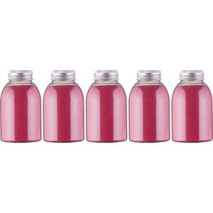 Scrubzout Fruity Melon - 300 gram - fles met aluminium dop - Hydraterende Lichaamsscrub - set van 5 stuks