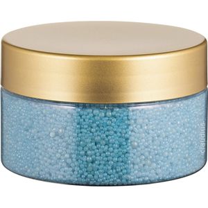 Badkaviaar Opium - 200 gram - Transparante pot met Luxe gouden deksel - bad parels voor in bad