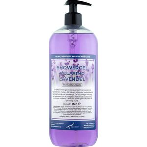 Claudius Douchegel Relaxing Lavendel 1 liter - met gratis pomp - Showergel