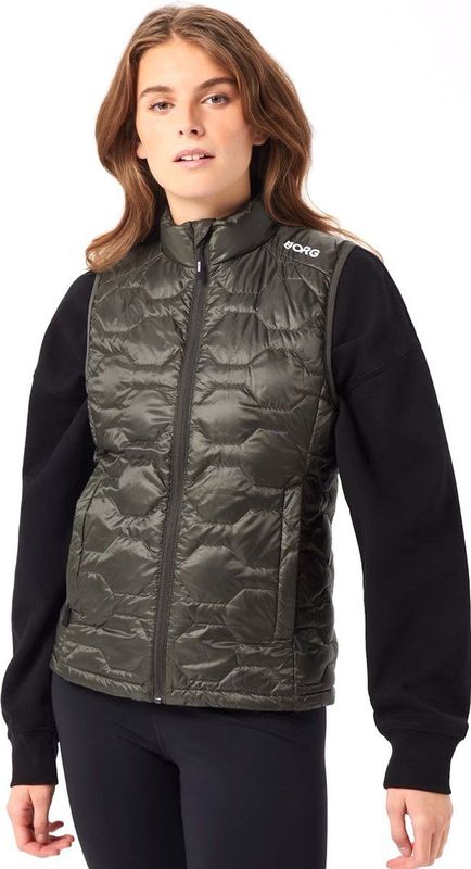 Björn Borg - Dames Liner Vest - Grijs - 100% Gerecycled Polyester