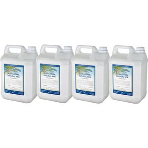 Bodylotion Natural Spa 5 Liter - set van 4 stuks - navulling - Voordeelverpakking