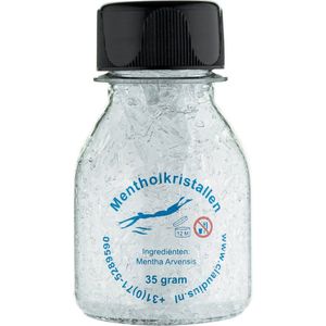 Menthol kristallen 35 gram - in handig flesje