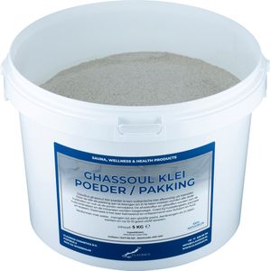 Ghassoul klei poeder pakking 5 kg - 100% natuurlijk - voor klei masker en lichaamspakking