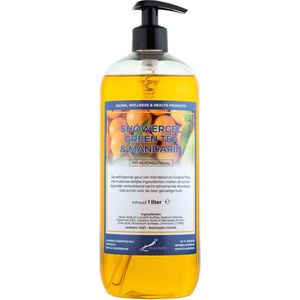 Claudius Douchegel Green Tea & Mandarin 1 liter - met gratis pomp - Showergel