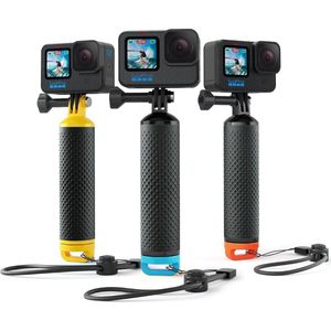 Drijvende Handgreep - Waterbestendig - Compatibel met GoPro - Blauw - Incl. Polsband