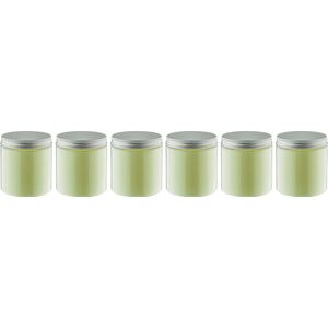 Scrubzout Zen Moment - 300 gram - Pot met aluminium deksel - set van 6 stuks - Hydraterende Lichaamsscrub