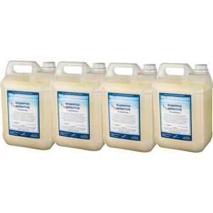 Shampoo Sensitive Care - 5 Liter - set van 4 stuks - Navulling - Voordeelverpakking - Haarverzorging