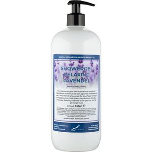 Claudius Douchegel Relaxing Lavendel 1 liter - met gratis pomp - Showergel