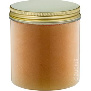 Luxe Verzorgende Bodyscrub-Gel Honey - 400 gram - Pot met gouden deksel - set van 6 stuks - Hydraterende Lichaamsscrub