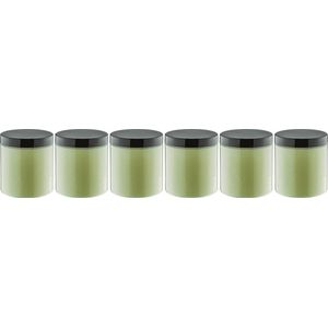 Scrubzout Zen Moment - 300 gram - Pot met zwarte deksel - set van 6 stuks - Hydraterende Lichaamsscrub