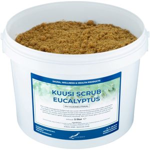 Kuusi Scrub Eucalyptus - 5 liter - met Etherische Eucalyptus Olie - Hydraterende Lichaamsscrub