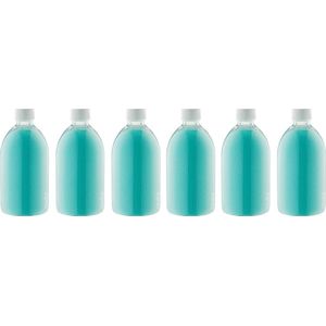 Scrubzout Hamam - 650 gram - Fles met witte dop - set van 6 stuks - Hydraterende Lichaamsscrub