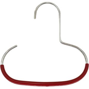 TopHangers [Set van 3] - Praktische metalen accessoire hanger voor sjaals / stropdassen / petten / sieraden / riemen met rode anti-slip coating | Gecertificeerd als 'Ecofriendly' en 'Skinfriendly' | 'Mawa G1'