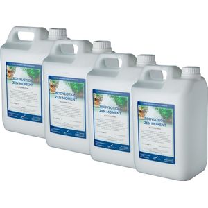 Bodylotion Zen Moment 5 Liter - set van 4 stuks - navulling - Voordeelverpakking