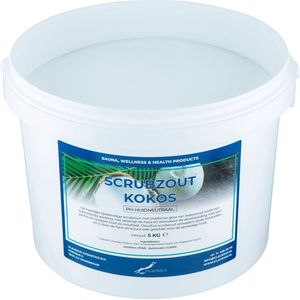 Scrubzout Kokos - 5 KG - Hydraterende Lichaamsscrub