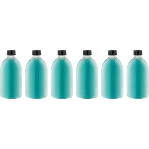 Scrubzout Hamam - 650 gram - Fles met zwarte dop - set van 6 stuks - Hydraterende Lichaamsscrub