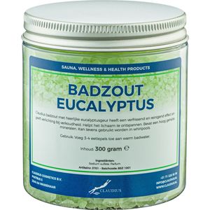 Claudius Badzout Eucalyptus - 300 gram - Pot met aluminium deksel - set van 6 stuks