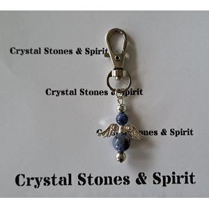 Sodaliet Sleutelhanger, zilverkleurig