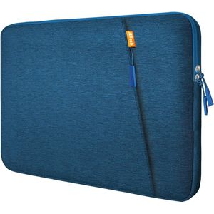 Laptoptas, hoes voor 13,3 inch MacBook Air/Pro, 14 inch MacBook Pro 2021 M1, 13-13,6 inch notebook, waterdichte laptophoes, schokbestendig, laptophoes met accessoiretas (kobaltblauw)