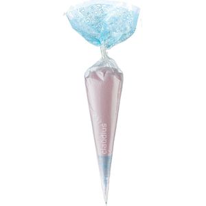 Scrubzout Rozen - 500 gram in puntzak blauw - set van 6 stuks - Hydraterende Lichaamsscrub